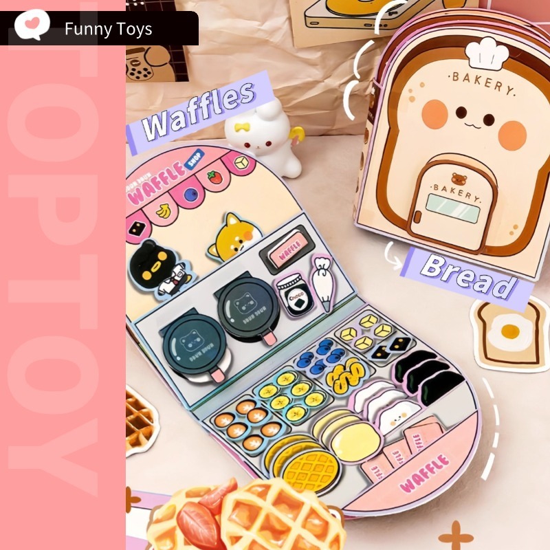 Quiet Book แฮนด์เมด Busy Book สําหรับเด็ก หนังสือ DIY ของเล่น หนังสือแฮนด์เมด แฮนด์เมด – โปรปัง