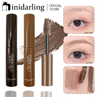 Aimeili ครีมย้อมคิ้วสีน้ำตาล, ผงคิ้วธรรมชาติ, กันน้ำและกันเห…