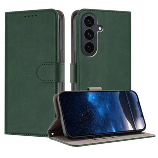 หรูหราปลอกสําหรับ Samsung Galaxy S25 Ultra S24 Ultra S25 FE S24 Plus S23 FE S25 Plus S24 FE S25 Edge S21 FE Ultra-thin กระเป๋าสตางค์หนัง PU ช่องใส่การ์ดผิว Flip Stand Cover Case