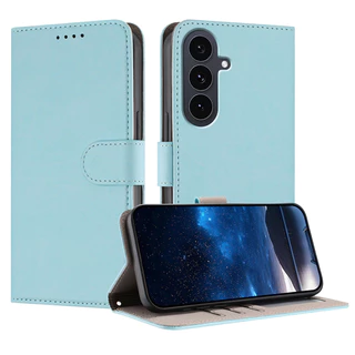 หรูหราปลอกสําหรับ Samsung Galaxy S25 Ultra S24 Ultra S25 FE S24 Plus S23 FE S25 Plus S24 FE S25 Edge S21 FE Ultra-thin กระเป๋าสตางค์หนัง PU ช่องใส่การ์ดผิว Flip Stand Cover Case