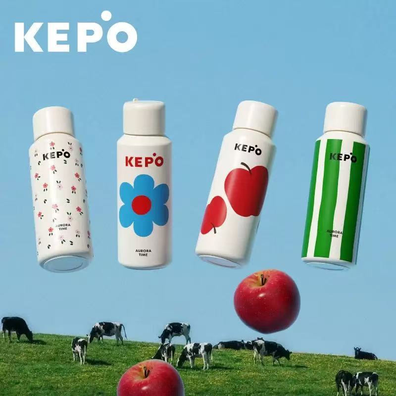 Kepo ถ้วยเก็บความร้อน316ถ้วยน้ําสแตนเลส2025สาวความจุขนาดใหญ่ถ้วยนักเรียนแบบพกพาถ้วยน้ําแบบพกพา600มล