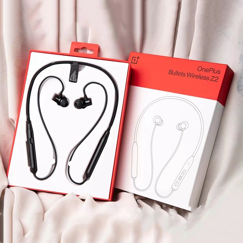 Oneplus Bullets ไร้สาย Z2 หูฟังคอ IP55 บลูทูธแม่เหล็กควบคุมไมโครโฟนชุดหูฟัง AI Noise Cancelling สําห