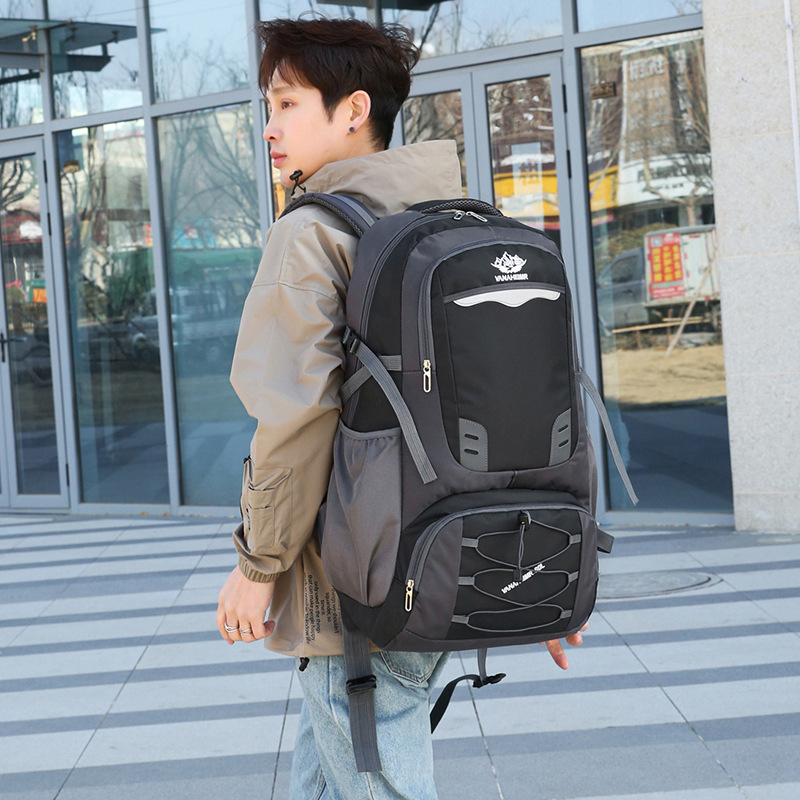 Traveler Backpack 40L / 60L / 85L / กระเป๋าเป้สะพายหลัง กระเป๋าเดินทางWaterproof Outdoor Backpack Ru