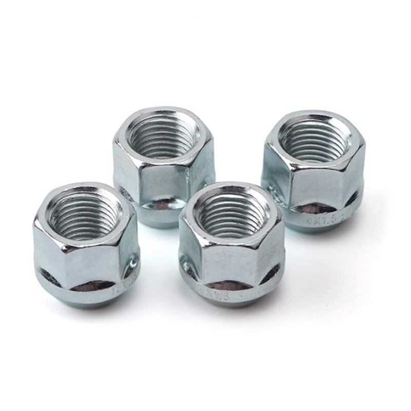 4/5 ชิ้นเงินกว้าง 19 มม.ความยาว 12/16/21 มม.M12x1.5 12x1.25 14x1.5 รถล้อ Lug ถั่วสลักเกลียวสกรู