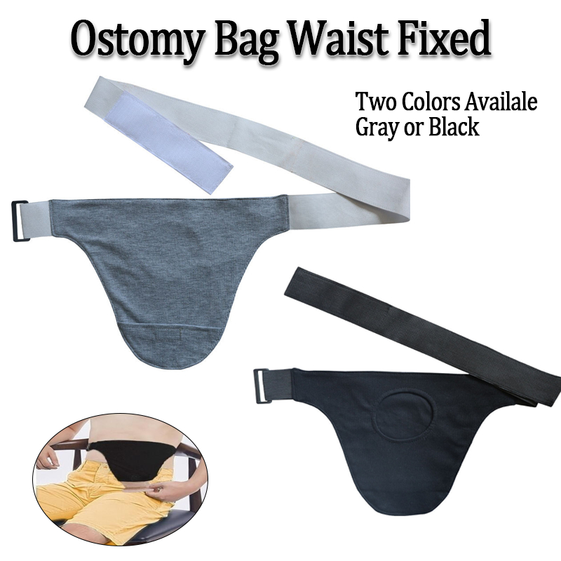 ล้างทําความสะอาดได้ Universal Ostomy กระเป๋าเอวคงที่แขวนกระเป๋า Stoma Care อุปกรณ์เสริม