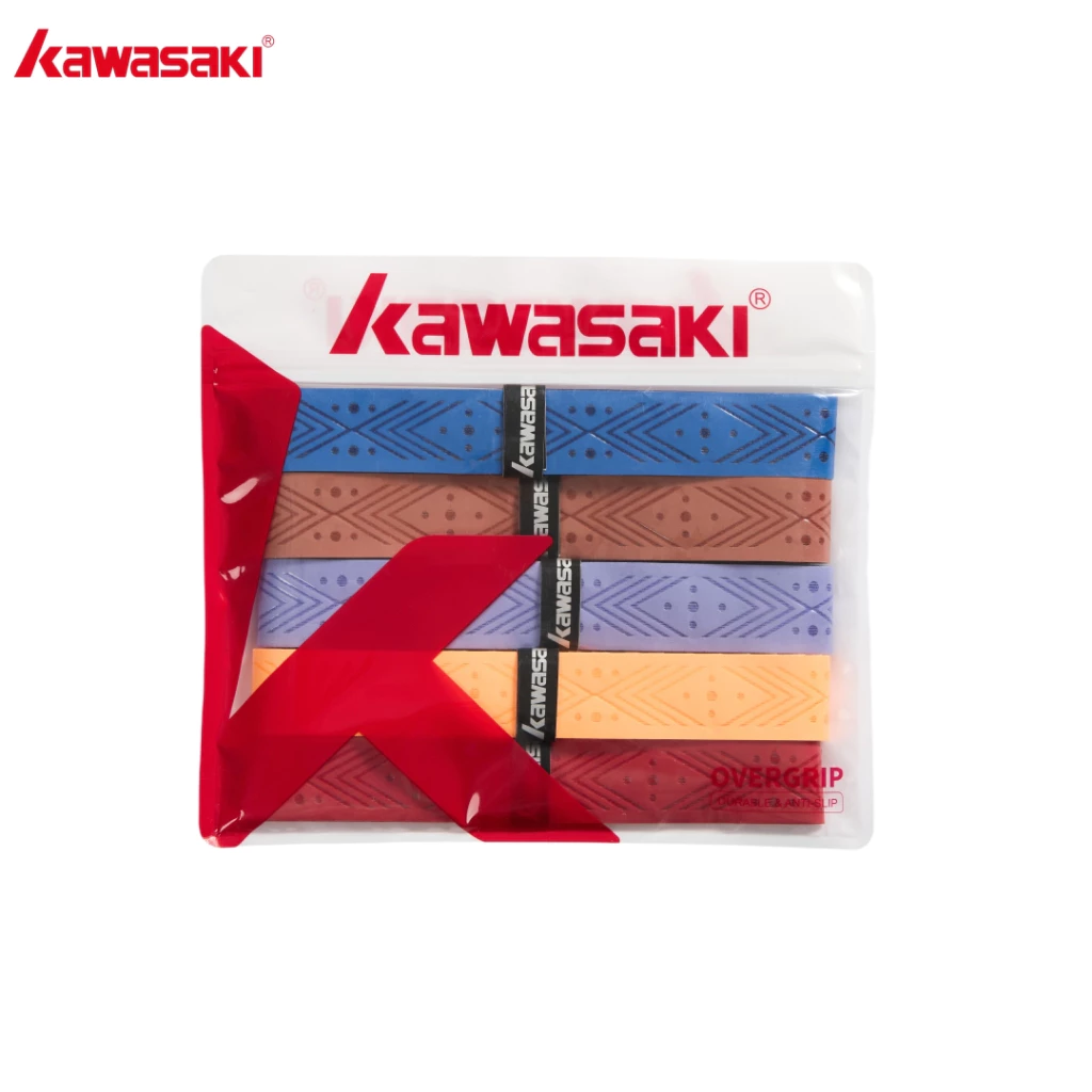 Kawasaki 5PCS Grip Pickleball Paddle Grip แบดมินตัน เทนนิส Grip X5II มือกาวทนทาน Sweat-Absorbing Band พร้อมที่จับยาง