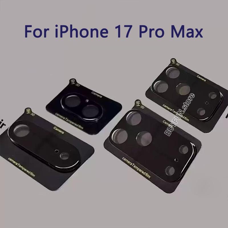 3D กล้องสําหรับ iPhone 16e ifon 16E ifon16 E 6.1 "5G Air 17 16 pro max กระจกนิรภัยเลนส์ป้องกันฟิล์ม
