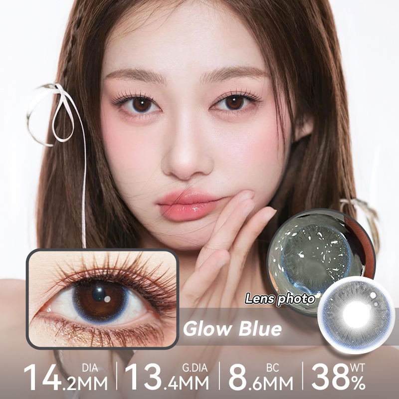 TINACON คอนแทคเลนส์ 1คู่ (2 ชิ้น) สบายตา ใช้ได้ 6 เดือน กำลังสายตา(0.0~ 8.0) DIA14.2-14.5 เทา/ดํา/ชมพู - รูปที่ 3