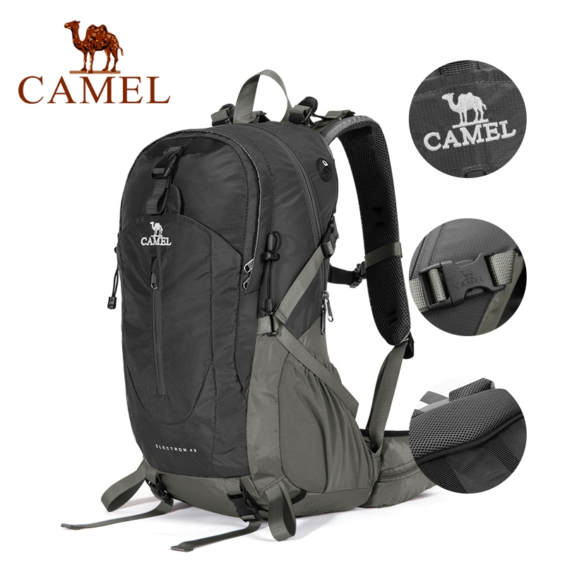 Camel กระเป๋าเป้สะพายหลัง มีความจุเยอะ เหมาะสําหรับการเดินทาง