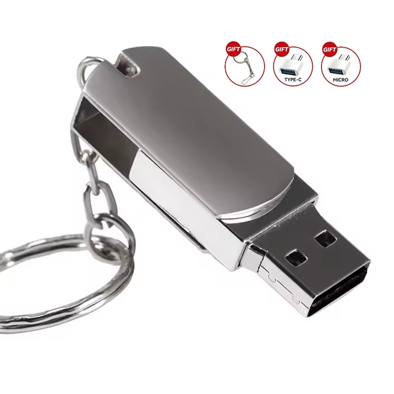 ไดร์เวอร์หน่วยความจําแฟลชโลหะรองรับการปรับแต่งโลโก้ส่วนบุคคล 2tb 1tb 512gb 32GB 64GB 128GB 256G แท่งหน่วยความจํากันน้ําพร้อมอะแดปเตอร์ TYPE-C เหมาะสําหรับคอมพิวเตอร์/ทีวี/โทรศัพท์มือถื - รูปที่ 7