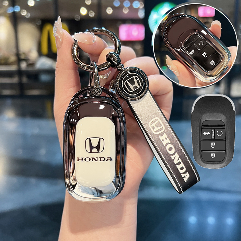 เคสกุญแจรีโมทรถยนต์ สําหรับ Honda Civic RS FE HRV 2024 2025 Accord CRV G6 ของแต่งรถยนต์ พวงกุญแจ