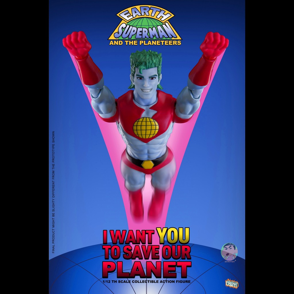 Dasin Model 1/12 Planet Superman Action Figure