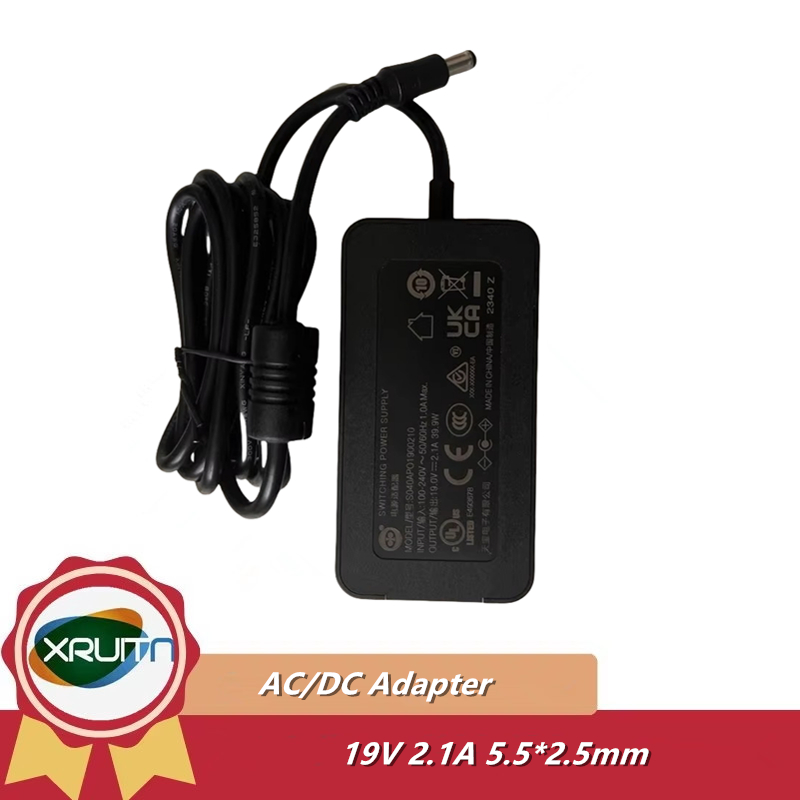 ใหม่ S040APO1900210 Switching Power Supply 19V 2.1A 40W AC/DC Adapter Charger 5.5*2.5 มม.