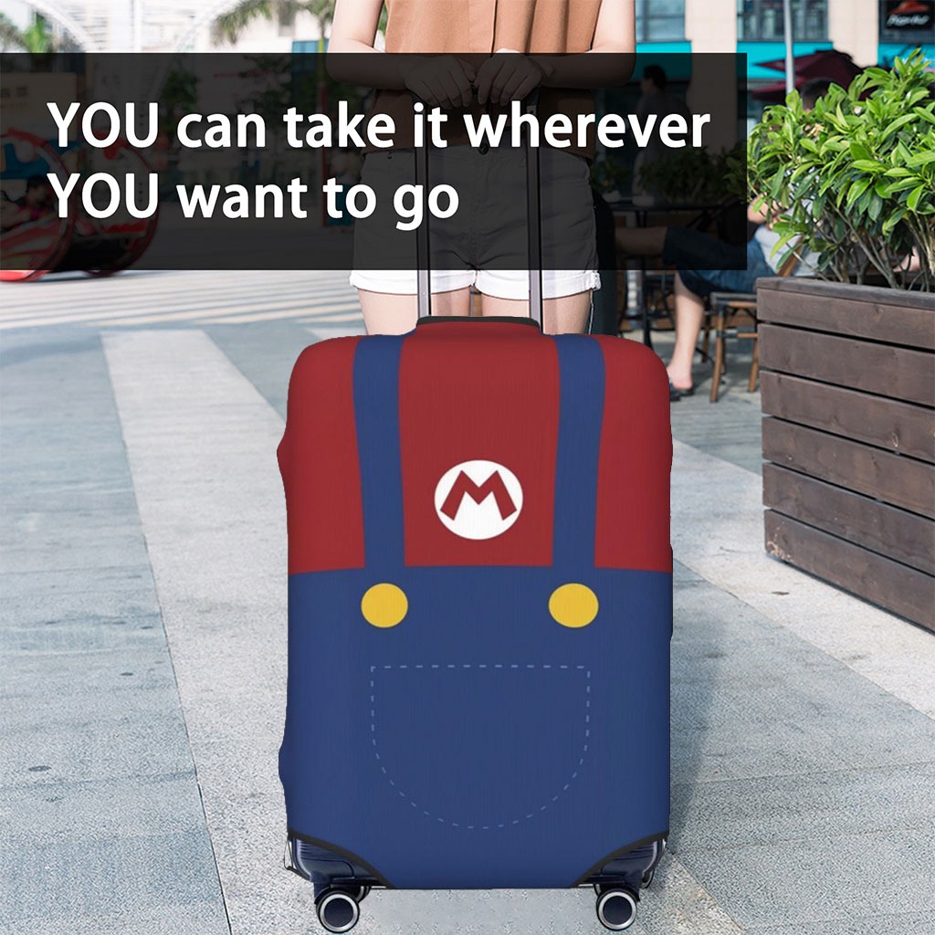 ผ้าคลุมกระเป๋าเดินทาง ผ้าสแปนเด็กซ์ แบบยืดหยุ่น ยืดหยุ่น Mario Travel Luggage Cover 18-32 นิ้ว MB026 ราคา ถูกที่สุด ดีลบีเคเค แกลเลอรีภาพที่ 4