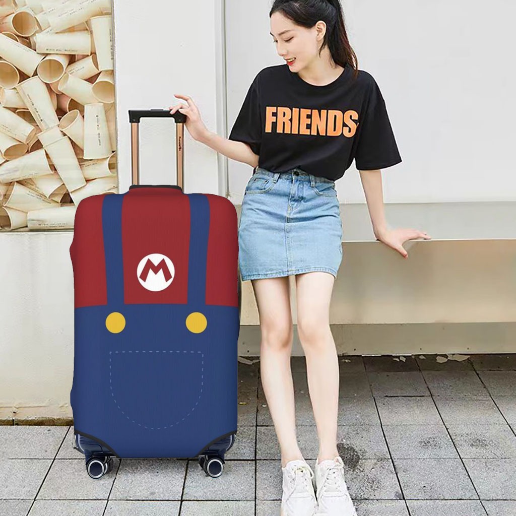 ผ้าคลุมกระเป๋าเดินทาง ผ้าสแปนเด็กซ์ แบบยืดหยุ่น ยืดหยุ่น Mario Travel Luggage Cover 18-32 นิ้ว MB026 ราคา ถูกที่สุด ดีลบีเคเค แกลเลอรีภาพที่ 2