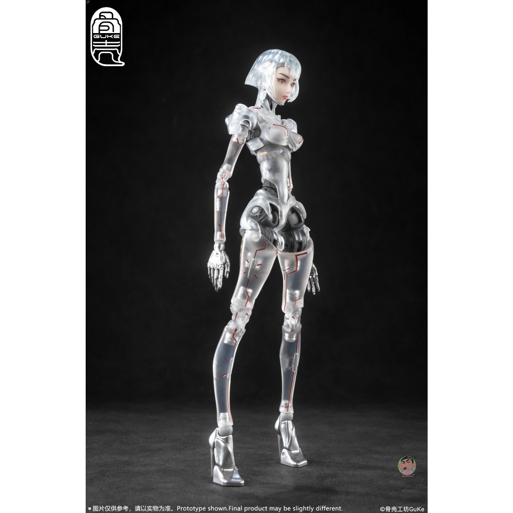 Guku Studio 1/12 AI Agent Femella C1 Transparent Version Action Figure