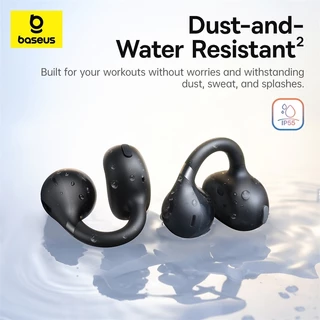 BASEUS Bass BC1 หูฟังคลิปหูแบบเปิด Bluetooth 6.0 4 ไมค์ กันน้ำ IP55 ใช้งานได้ 38 ชม.