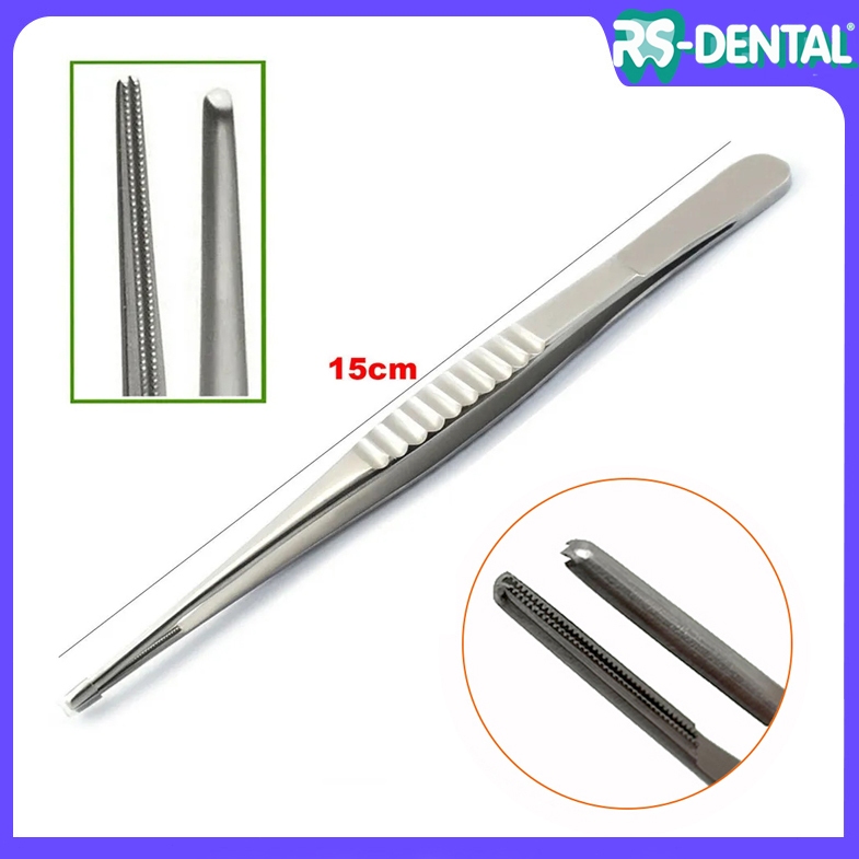 1 ชิ้น Debakey Forceps Atraumatic เนื้อเยื่อ Forceps ทันตกรรมผ่าตัด Tweezer Vascedures ผ่าตัดแหนบ