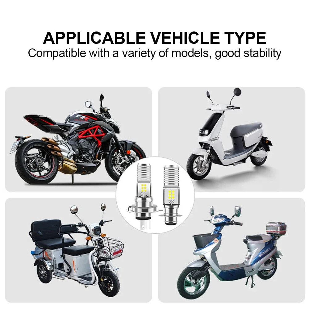 HOT ไฟรถจักรยานยนต์ PROJECTOR 1200LM Plug & Play 12V T19 12VDC สีขาว 2525W หลอดไฟไฟหน้า P15D-25-1