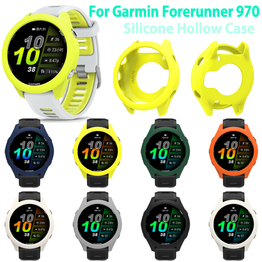 Tpu Soft Case สําหรับผู้เบิกทาง Garmin 970 สมาร์ทวอท์ชปลอกซิลิโคนป้องกันหน้าจอสําหรับ Garmin fr 970 