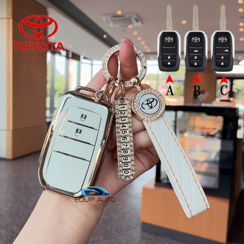 Toyota Yaris/Yaris sport/Commuter/Vios/yaris hatchback/ativ Key Case Toyota Modified Key Cover Toyota Folding Key Case
