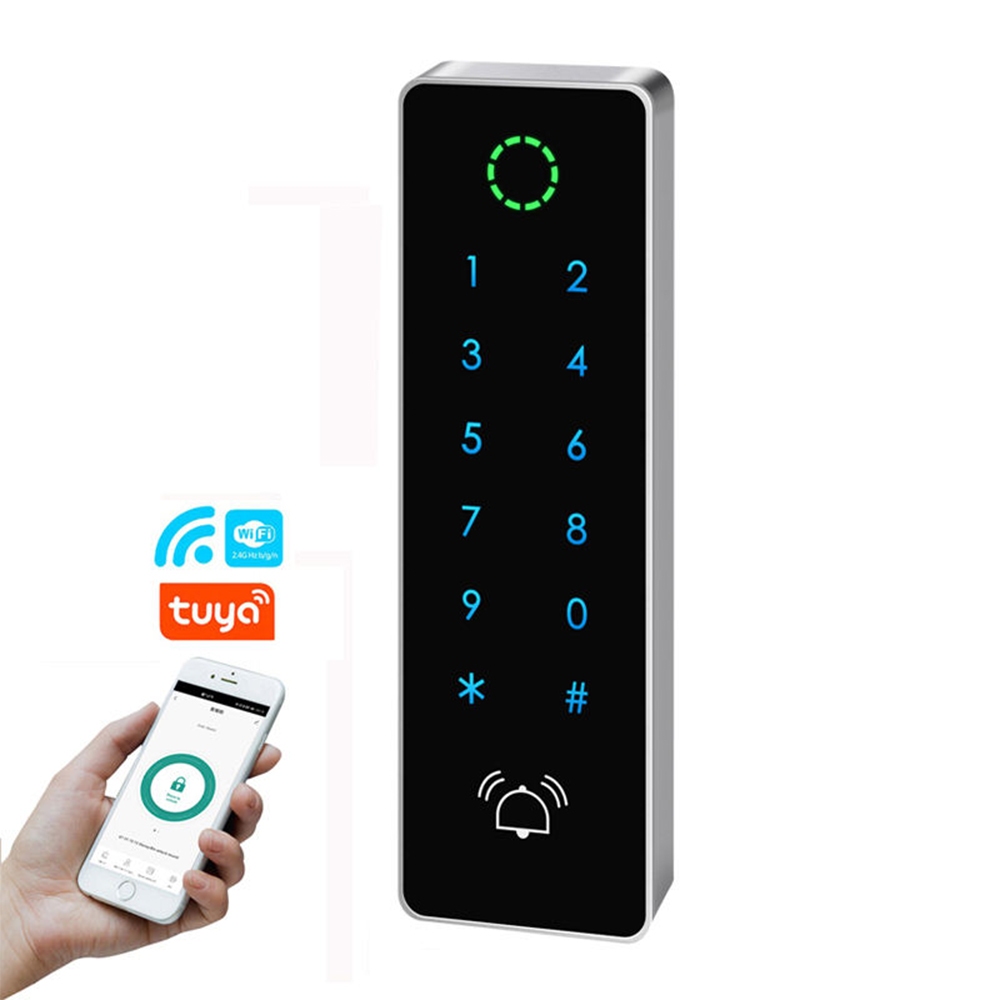 10,000 ผู้ใช้ Wifi Keypad Access Control พร้อม RFID รองรับ Tuya APP โทรศัพท์มือถือเปิดประตู