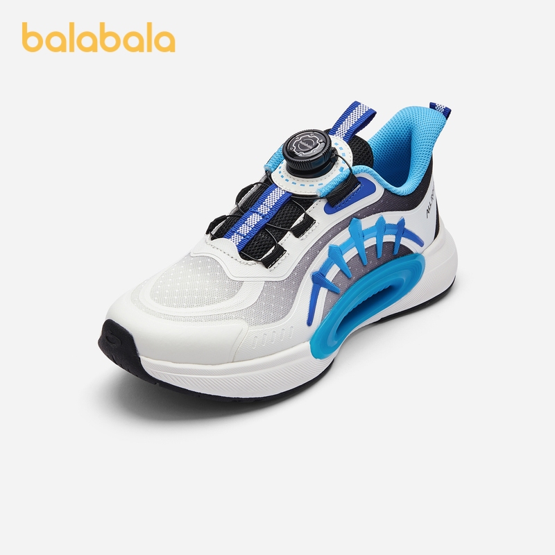 รองเท้ากีฬาสำหรับเด็กชาย ออกแบบมาสำหรับการวิ่ง พร้อมตาข่ายระบายอากาศ เหมาะสมในกา