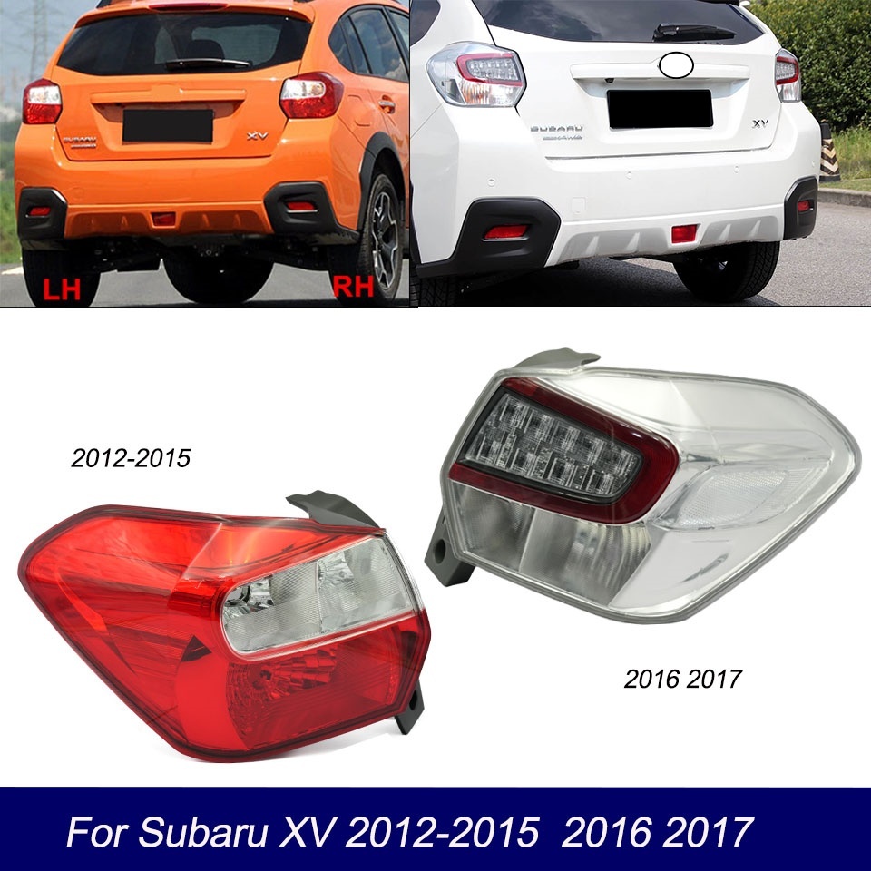 สําหรับ Subaru XV Crosstrek 2012-2015 2016 2017 ไฟท้ายซ้ายขวาไฟท้ายไฟเบรคด้านหลัง