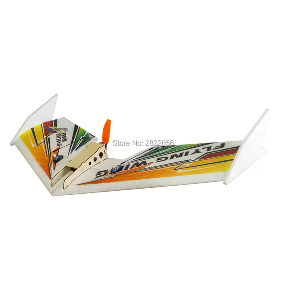 RC เครื่องบิน EPP ชุด Fixed-wing ไฟฟ้า DW HOBBY Mini Rainbow EPP 600mm Wingspan FPV Flying Wing RC เครื่องบินชุด