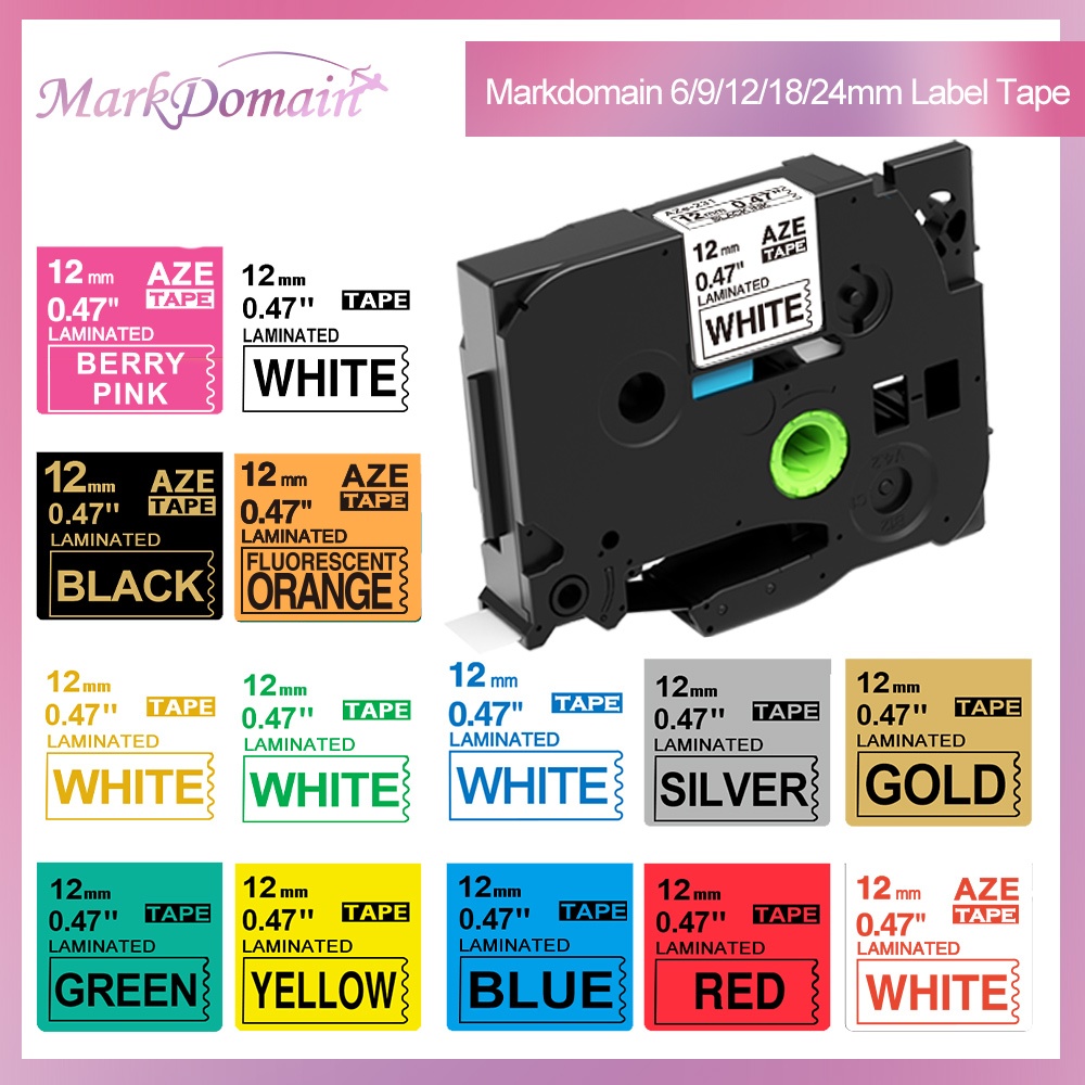 1PK เทปฉลากลามิเนตสําหรับ Brother P-Touch TZ TZ TZe เทป TZe 231 TZe 221 TZe 241 Tze 251