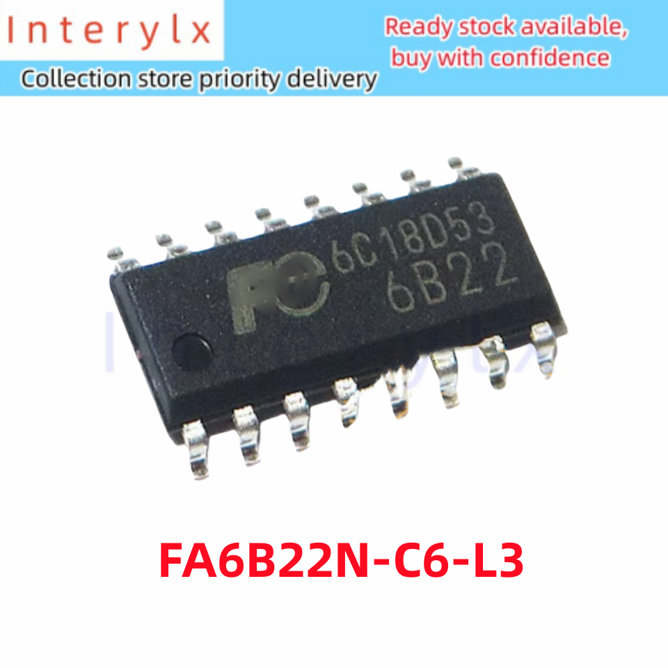 1 ชิ้น/ล็อตใหม่ 6B22 FA6B22N-C6-L3 FA6B22N ชิป SOP-16 ชิปการจัดการพลังงาน LCD