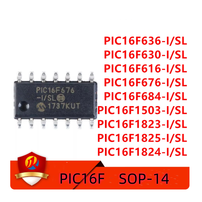 2-5PCS ชิปคอนโทรลเลอร์ IC PIC16F630-I/SL PIC16F676-I/SL PIC16F1503-I/SL PIC16F1823-I/SL PIC16F1824-I
