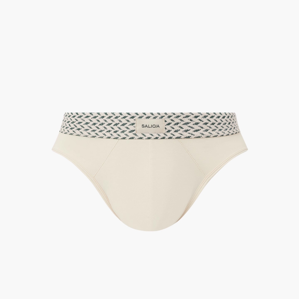 SALIGIA | Briefs ชุดชั้นในชาย Wilderness Holiday Arrow รูปแบบ Jacquard Delicate Soft Light กางเกงผู้ชาย - รูปที่ 3