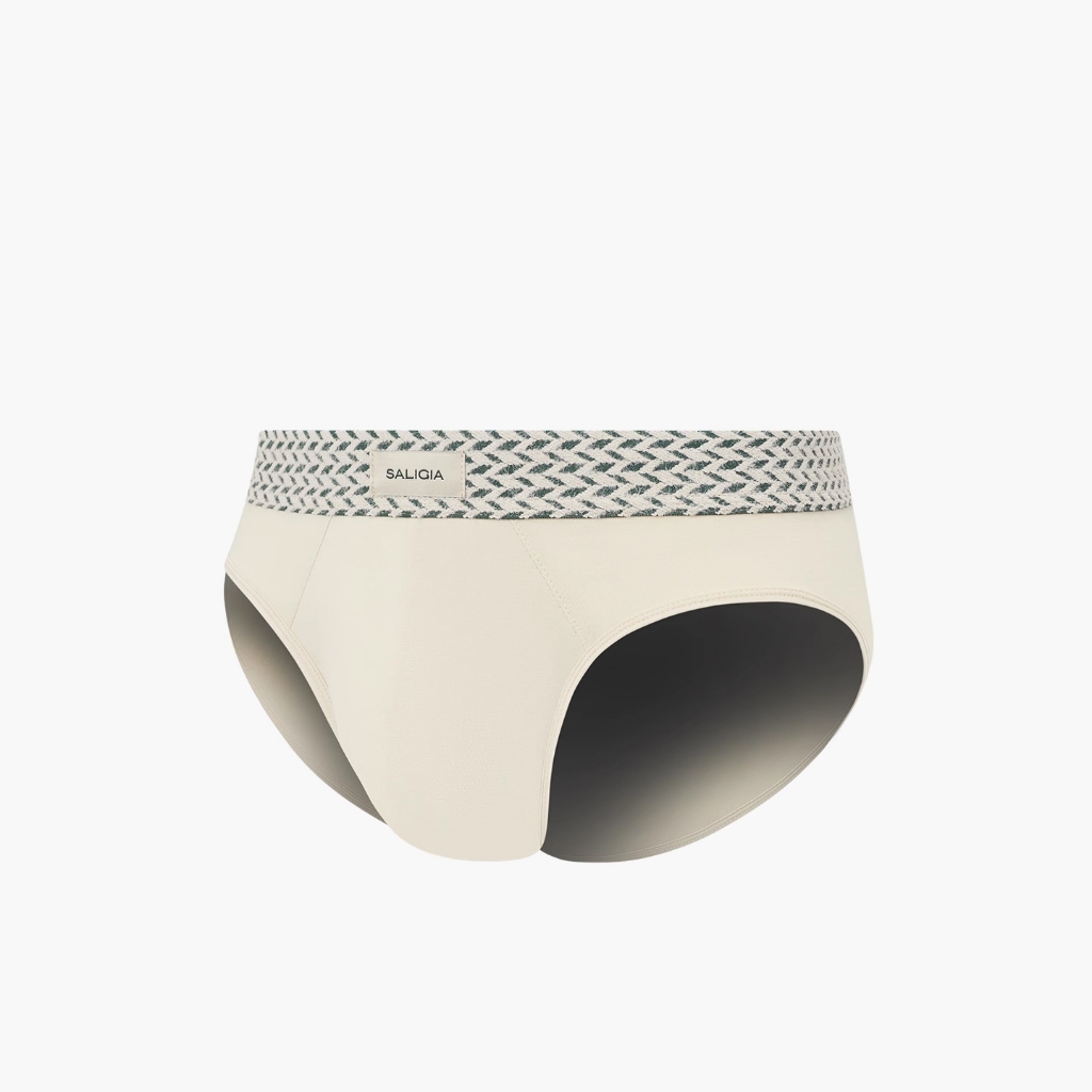 SALIGIA | Briefs ชุดชั้นในชาย Wilderness Holiday Arrow รูปแบบ Jacquard Delicate Soft Light กางเกงผู้ชาย - รูปที่ 4