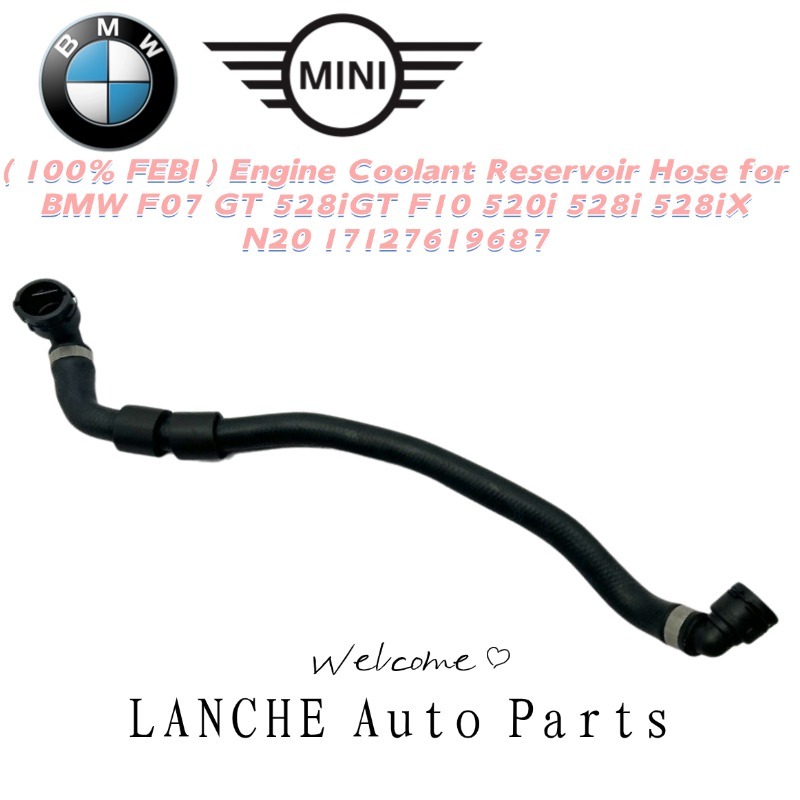 ( 100% FEBI ) ท่ออ่างเก็บน้ําน้ําหล่อเย็นเครื่องยนต์สําหรับ BMW F07 GT 528iGT F10 520i 528i 528iX N2
