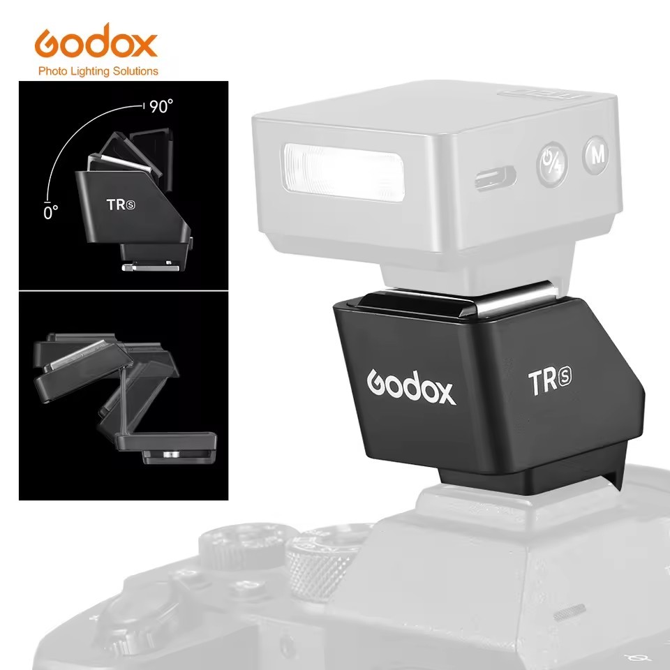 Godox TR TTL Hot Shoe Riser FS-R Single Contact Folding Hot Shoe Riser สําหรับ Godox Mini iFlash iT2