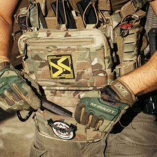 VOTAGOO เสื้อกั๊กยุทธวิธี 500D ไนล่อนยุทธวิธีแขวนหน้าอกทนทานอเนกประสงค์แขวนหน้าอก