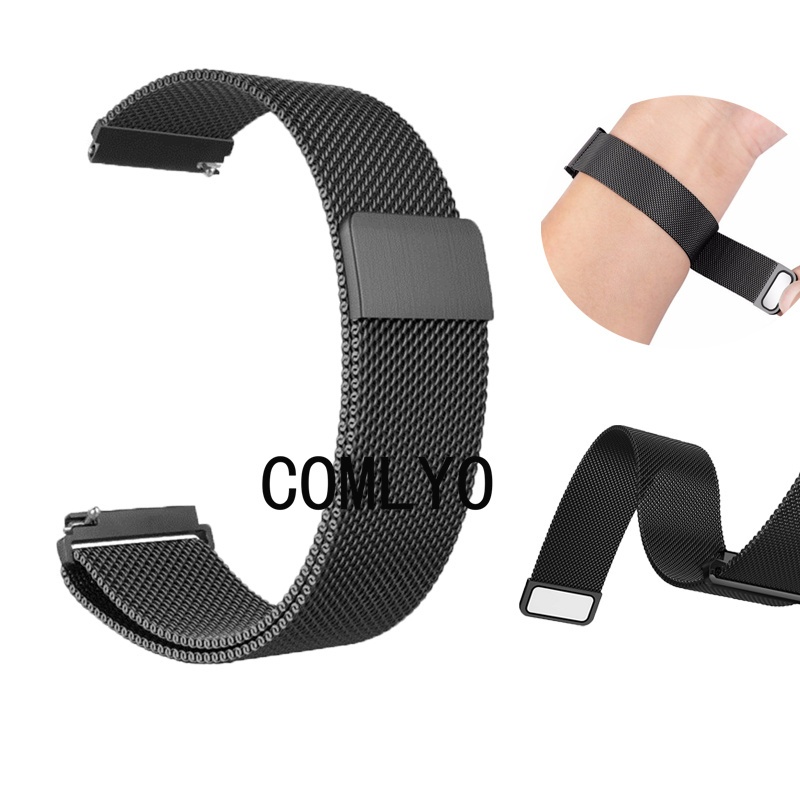 สําหรับ GOOJODOQ FB039 FB027 FB047 สายนาฬิกาอัจฉริยะสแตนเลสโลหะผู้หญิงผู้ชาย Band