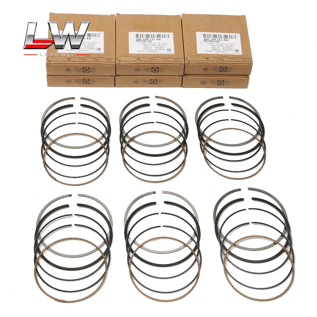 เครื่องยนต์แหวนลูกสูบชุดสําหรับ Audi A4 S4 Avant S5 Coupe A6 A7 Sportback 3.0T CREC CREW Q7 2016-202