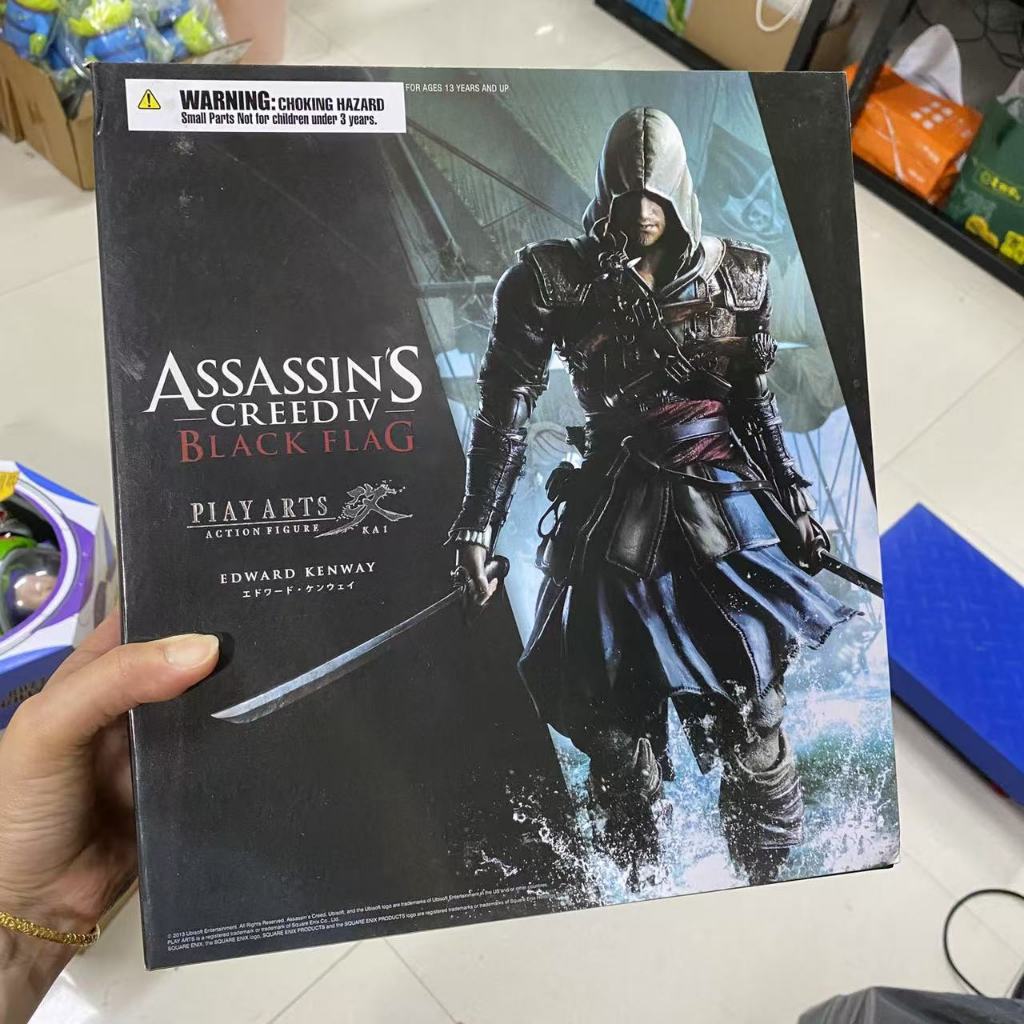 Play Arts Kai เกม Assassins Creed Series 4 Edward Kenway PVC Action Figure