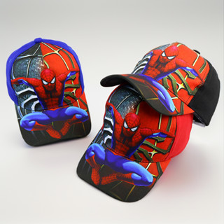 หมวกเบสบอลลายสไปเดอร์แมน สำหรับเด็กชายและเด็กหญิง อายุ 2-6 ป…