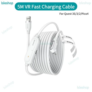 5M VR ชาร์จ Link สําหรับ Quest 3S/3/2/Pico4 Type-C Data Transfer Cable Fast Charge