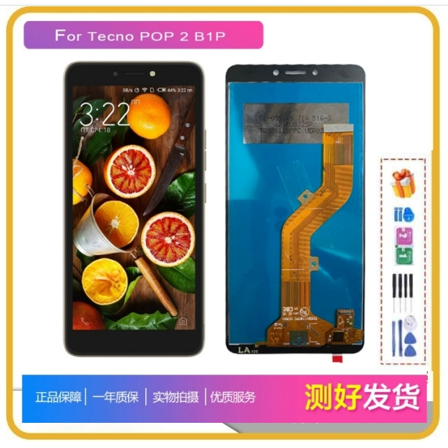 เหมาะสําหรับ Tecno Telecommunic Pop 2 B1P หน้าจอ LCD LCD Assembly หน้าจอสัมผัส