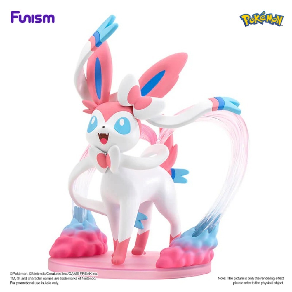 FUNISM Pokemon Sylveon Prime รูป Series ตัวเลข Series กล่องตาบอด Series กล่องตาบอด Plush กล่องตาบอด Action ของเล่นรูปของขวัญวันเกิดของเล่นเด็ก