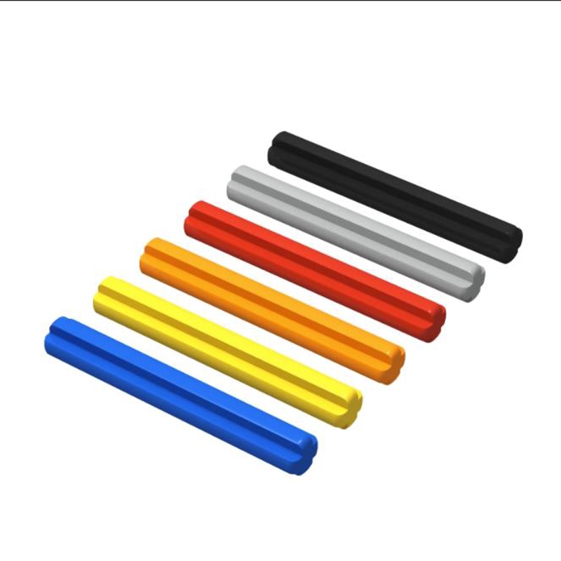 10PCS อิฐ MOC 3705 1x4 Cross Shaft High-Tech อะไหล่ DIY ใช้งานร่วมกับการศึกษา DIY ยี่ห้อเด็กอะไหล่ของเล่น