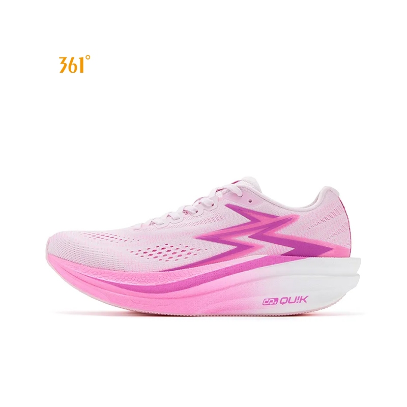 361 Degrees Flame 4.5 Mix รองเท้าวิ่งสำหรับผู้ชายแบบมืออาชีพที่ทำจากคาร์บอนเพลท ระบายอากาศได้ดี ระบา