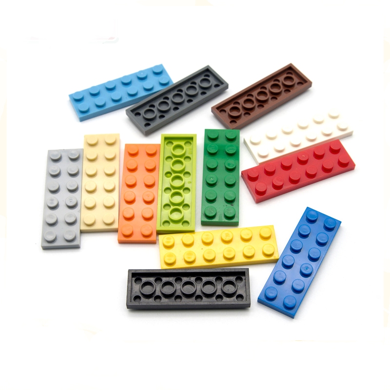 5pcs DIY Building Blocks บางตัวเลขอิฐ 2x6 จุดการศึกษา Creative ขนาดใช้งานร่วมกับ 3795 ของเล่นเด็กอิฐ