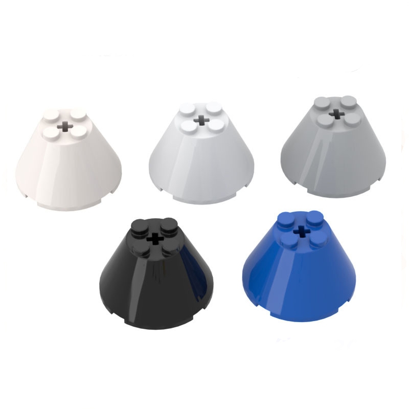 2pcs อิฐกรวย 4x4x2 Building Blocks MOC Part ของเล่นเด็ก Creative Compatible Major ยี่ห้อ 3943