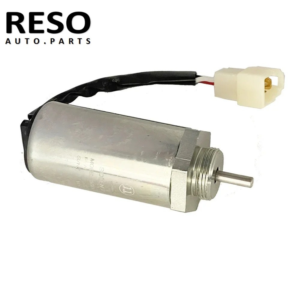 RESO 12V Excavator เครื่องยนต์หยุด Solenoid สําหรับ ISUZU EX400 3LD1 3LD2 4LE1 OEM:8973295680 897329