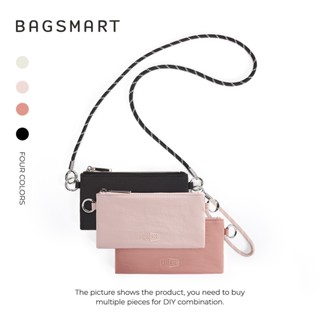 BAGSMART กระเป๋าขวางมินิ ใส่มือถือได้ ติดเข็มขัด กันน้ำ มีซอ…